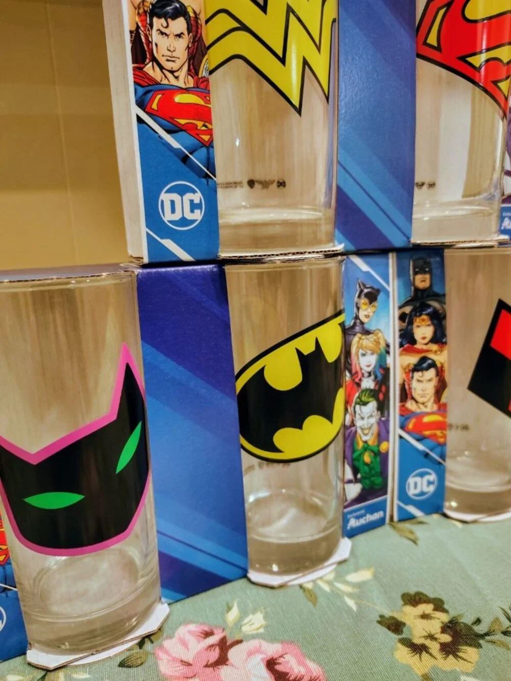 DC Comics Set Of 6 9oz Glasses